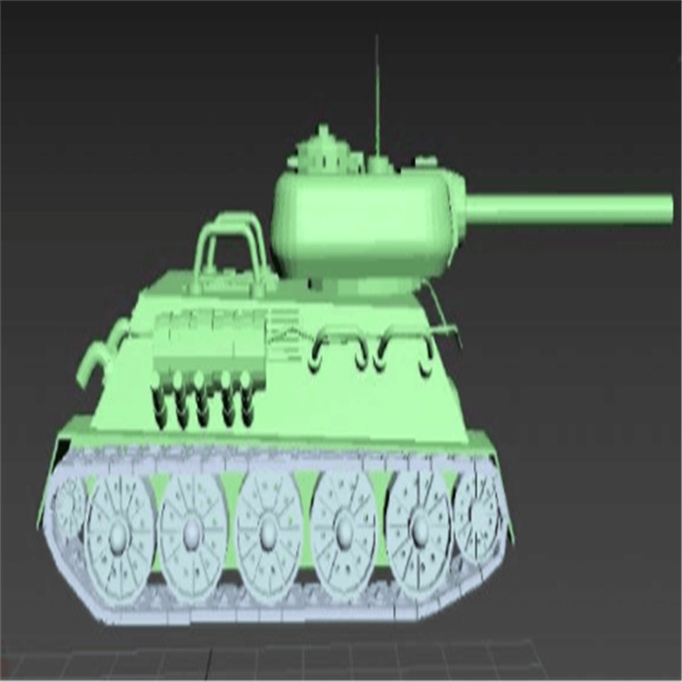 琼山充气军用坦克模型